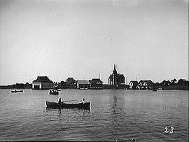[Rowboat on the Water off Carleton Island, N.Y., U.S.A.]