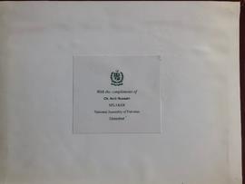 Pakistan National Assembly - Inside cover